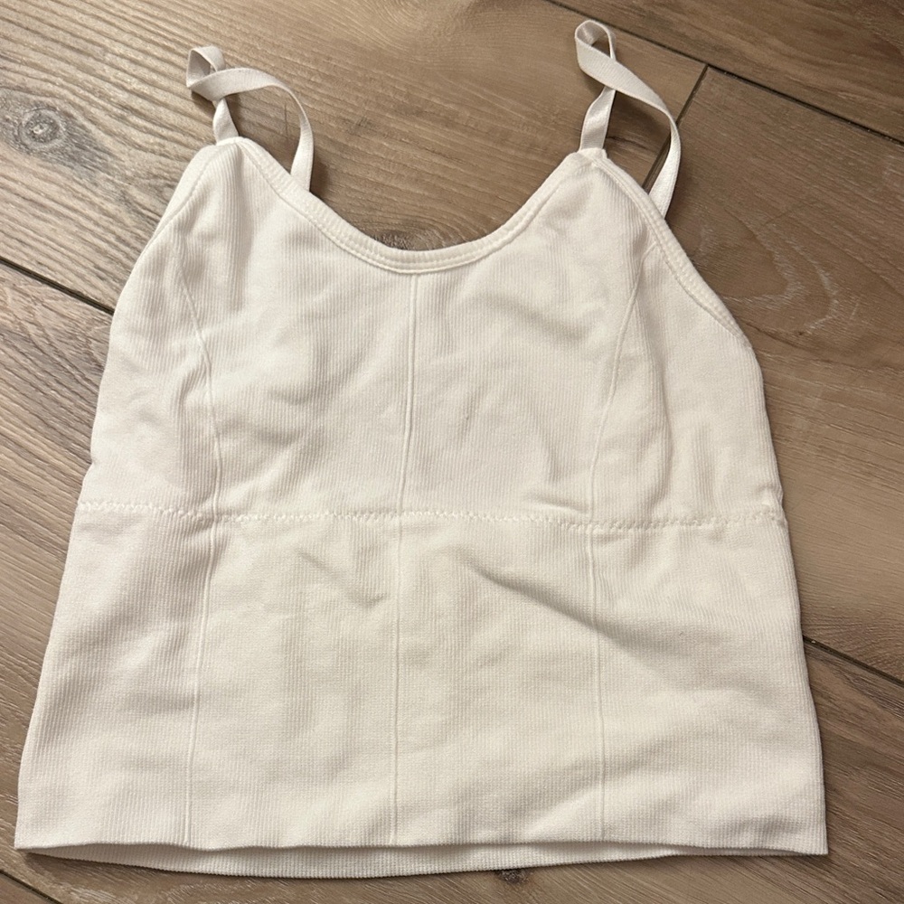 Stylish Women's Cream Camisole Top